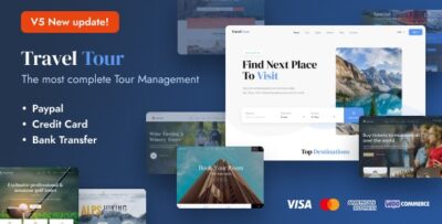 Travel Tour - Tour Booking, Travel Booking Theme v5.2.1