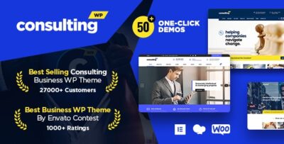 Consulting- Business, Finance WordPress Theme NULLED v6.5.28