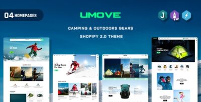 Umove - Camping & Outdoors Gears Shopify Theme