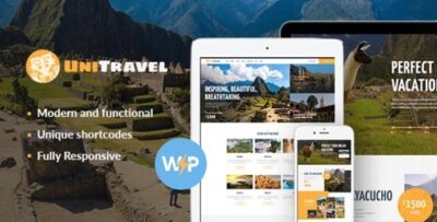 UniTravel- Travel Agency & Tourism Bureau WordPress Theme v1.4.0