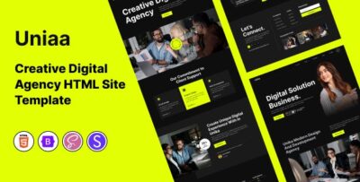 Uniaa – Creative Business Agency & Portfolio HTML Template