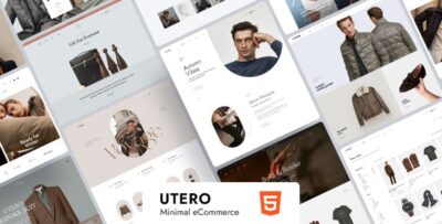 Utero - Minimalist & Modern eCommerce HTML Template