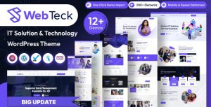 Webteck – IT Solution and Technology WordPress Theme