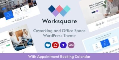 Worksquare - Coworking and Office Space WordPress Theme v1.21