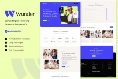 Wunder - SEO & Digital Marketing Elementor Template Kit