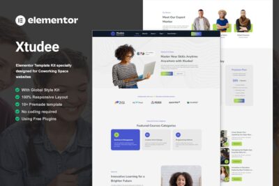 Xtudee - Online Course Elementor Template Kit