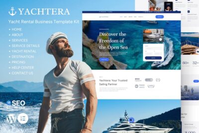 Yachtera - Yacht Club & Boat Rental Elementor Template Kit