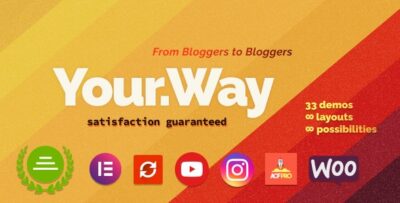 YourWay - Multi-Concept Blog WordPress Theme v1.2.6