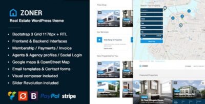 Zoner – Real Estate WordPress Theme V4.2