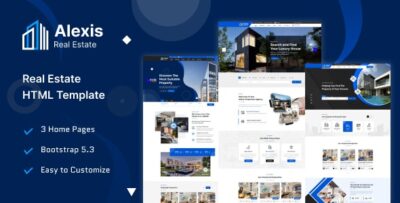 ALEXIS - Real Estates HTML Template