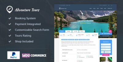 Adventure Tours - WordPress TourTravel Theme v5.2.0