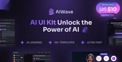 Aiwave – Laravel 11 - AI SaaS Website + Dashboard UI Kit