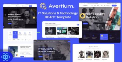 Avertium – IT Solutions & Technology REACT Template