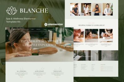 Blanche - Spa & Wellness Elementor Template Kit