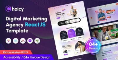 Choicy - Digital Marketing Agency React Template