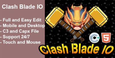 Clash Blade IO - HTML5 Game - Construct 2, 3