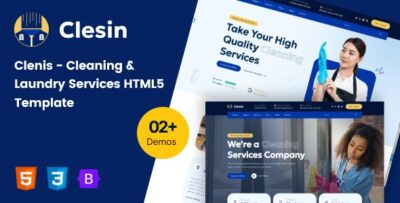 Clesin – Cleaning Services HTML5 Template