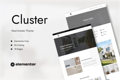 Cluster - Real Estate Elementor Template Kit