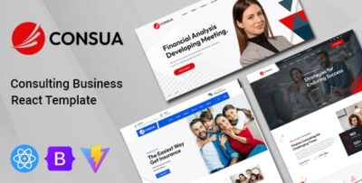 Consua - Business Consulting React Js Template