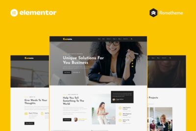 Contenta - Content Writing Services Elementor Pro Full Site