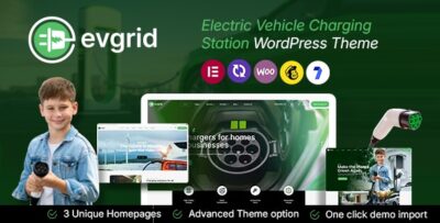 EVgrid - EV Charging Station WordPress Theme