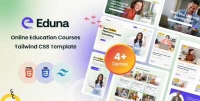 Eduna - Online Courses Tailwind CSS Template