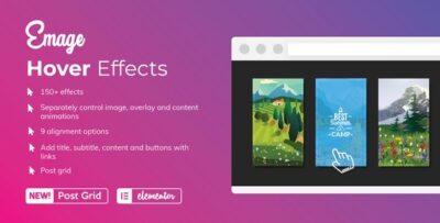 Emage - Image Hover Effects for Elementor Pro v4.5.1