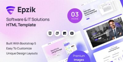 Epzik - Software & IT Solutions HTML Template