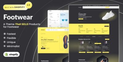 Footwear - Shoes Store Shopify 2.0 Responsive Theme