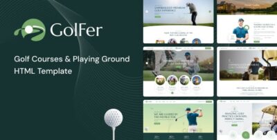 Golfer - Golf Club & Course HTML Template