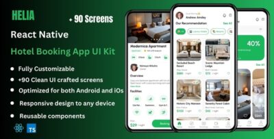 Helia - Hotel Booking React Native Expo App Ui Kit