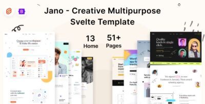 Jano - Svelte Creative Multipurpose Template