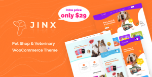 Jinx – Pet Shop & Veterinary WooCommerce Theme