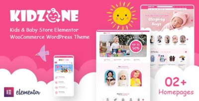 Kidzone - Kids & Baby Store Elementor WooCommerce WordPress Theme