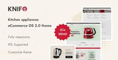 Knifo - Shopify 2.0 Kitchen Appliances Store Theme