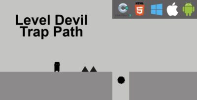 Level Devil Trap Path - HTML5 Game (.C3p)