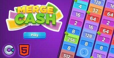 Merge Cash Puzzle - Html5 (Construct3)