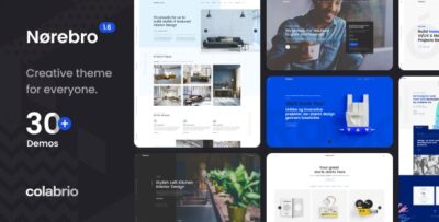 Norebro - Creative Multipurpose WordPress Theme v1.6.4