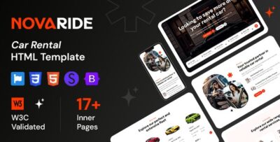 Novaride - Car Rental HTML Template