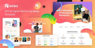 Nucaz - SEO & Digital Marketing Nextjs Template