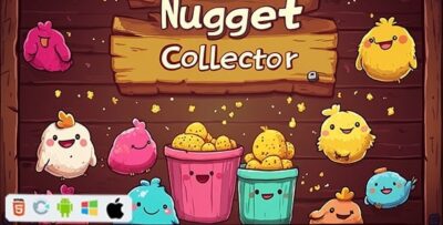 Nugget Collector - HTML5 Game (Construct 3) + Admob