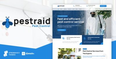 PestRaid - Pest Control WordPress Theme