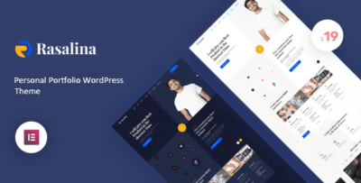 Rasalina – Personal Portfolio WordPress Theme