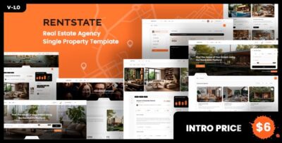 Rentstate - Directory Listing Real Estate Agency Template