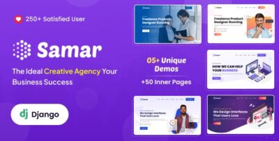 Samar Creative Agency Bootstrap Django Template