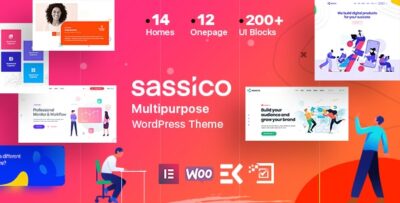 Sassico - Multipurpose Saas Startup Agency WordPress Theme v3.6.0