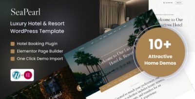 SeaPearl - Luxury Hotel & Resort WordPress Theme