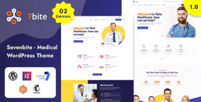 Sevenbite – Health and Medical WordPress Theme V1.1