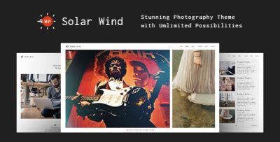 SolarWind - Photography WordPress Theme v1.4.1