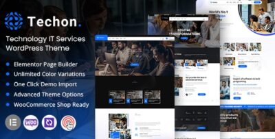 Techon - Technology IT Services WordPress Theme